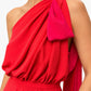 Aleana – Wendbares One-Shoulder-Abendkleid mit Schal