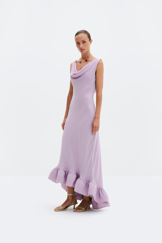 Alia Cowl Neck Maxi Dress