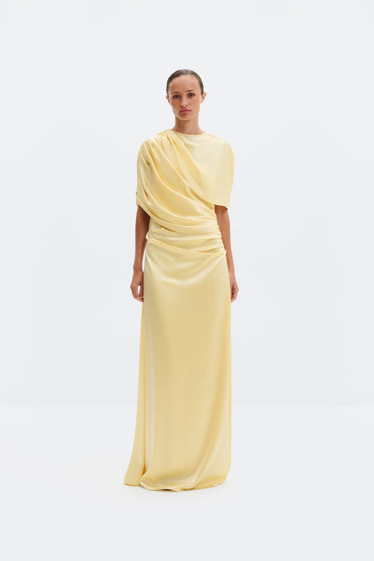 Cassia Draped Maxi Dress