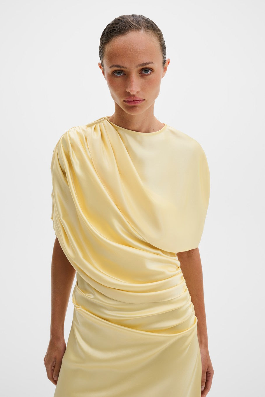 Cassia Draped Maxi Dress