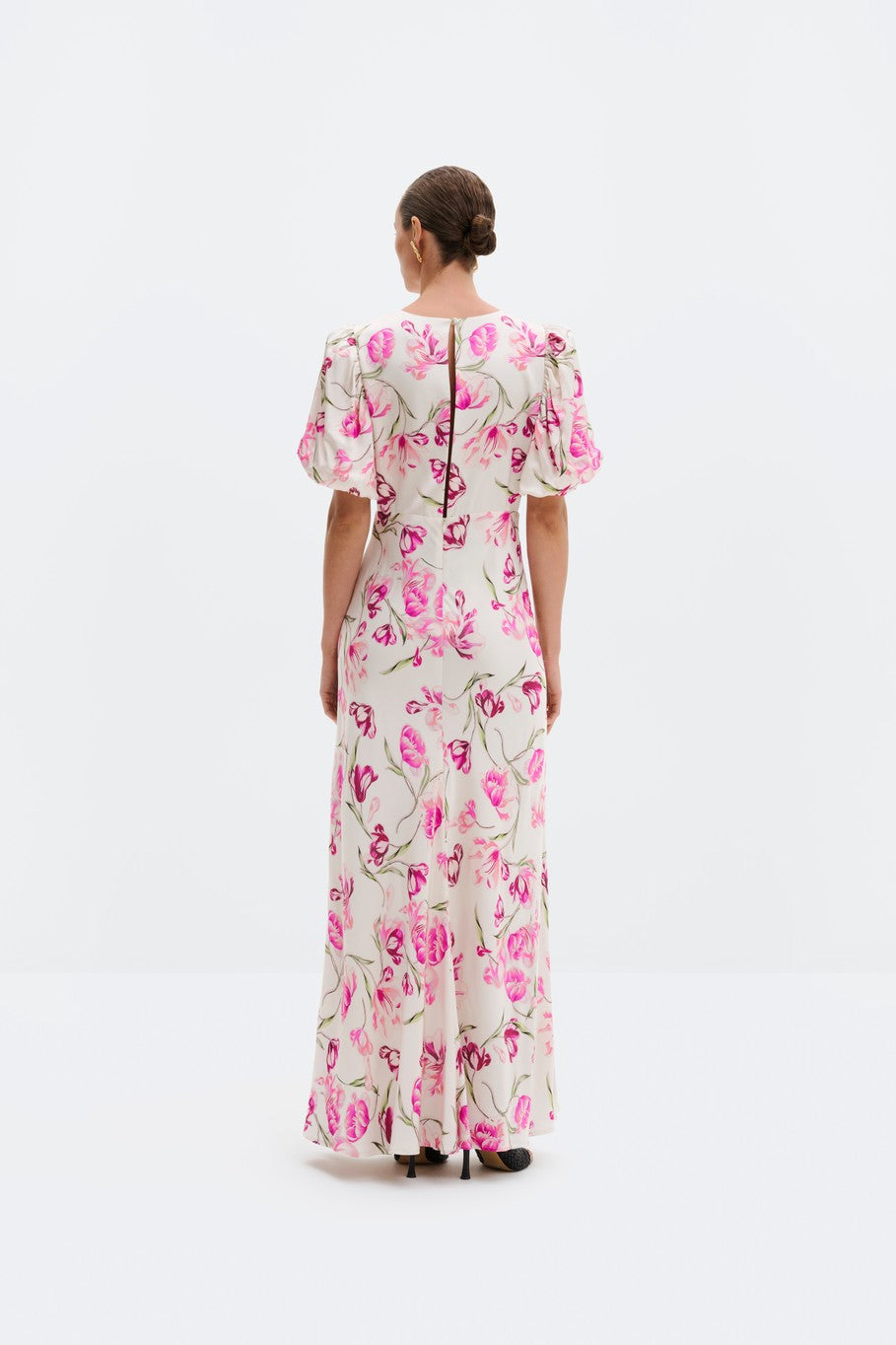 Freja Pouf Sleeve Maxi Dress
