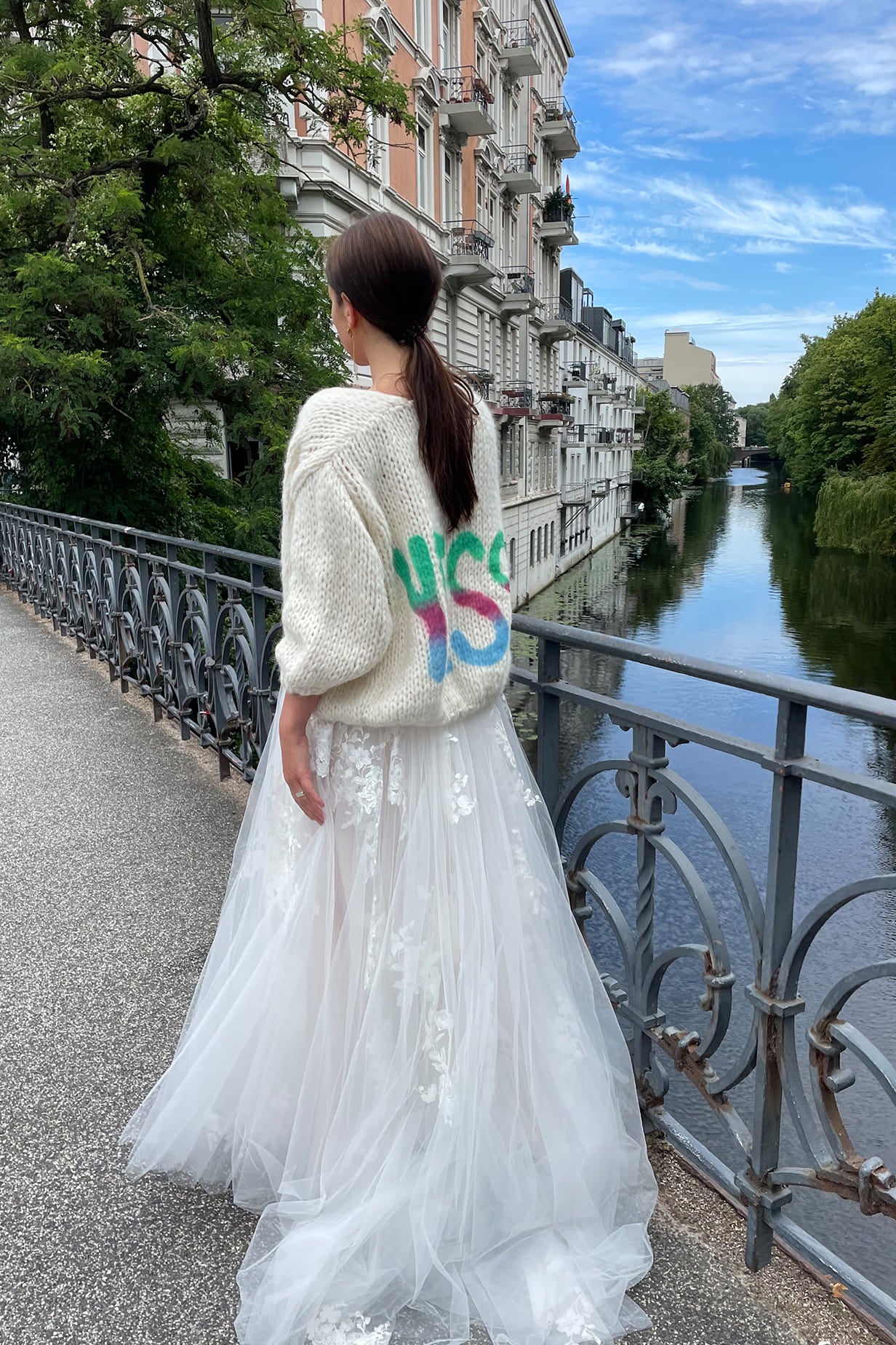 Graffiti Cardigan „YESS“