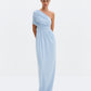 Jennica Draped One Shoulder Jersey Maxi