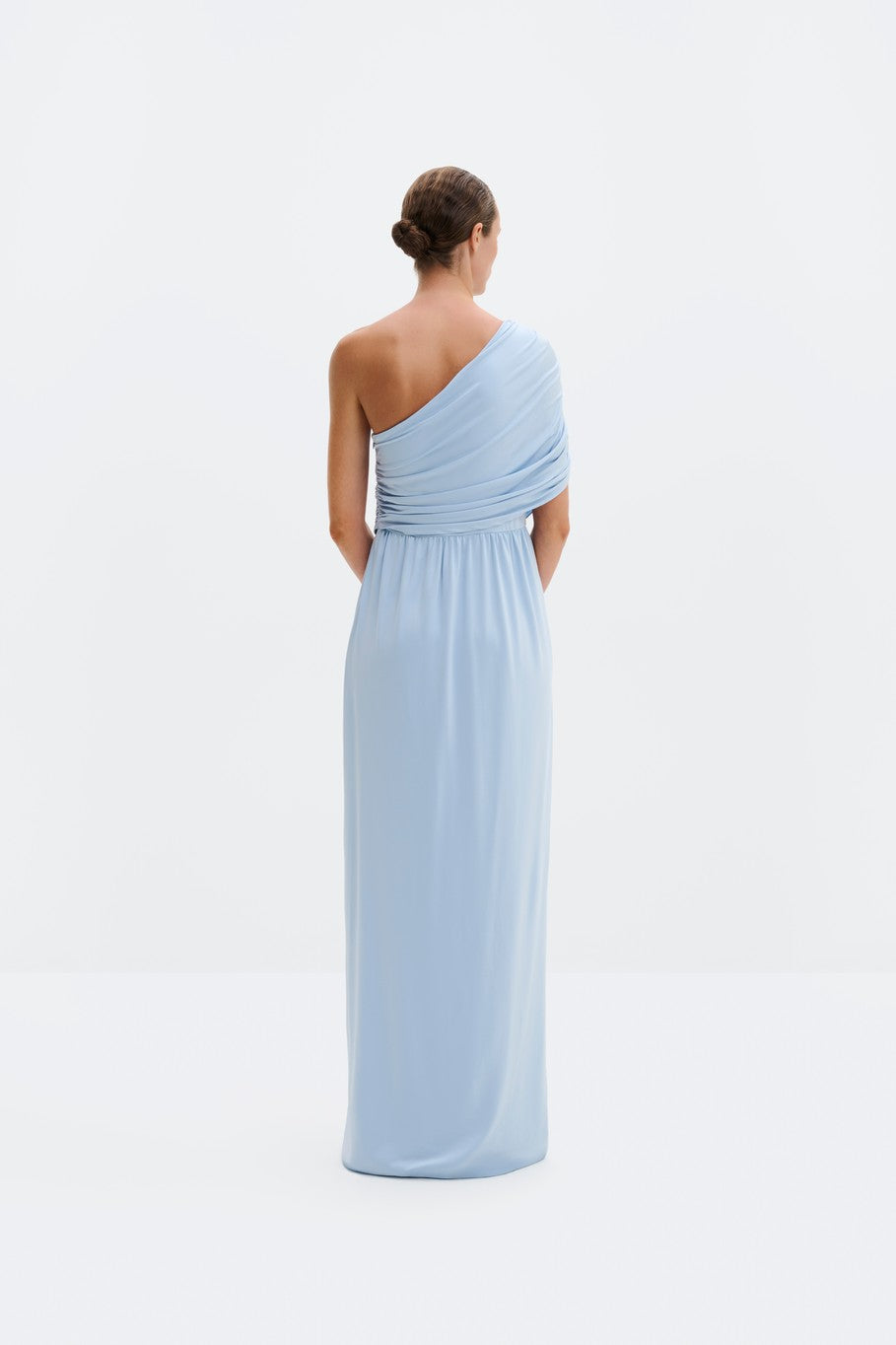 Jennica Draped One Shoulder Jersey Maxi
