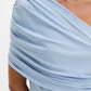 Jennica Draped One Shoulder Jersey Maxi