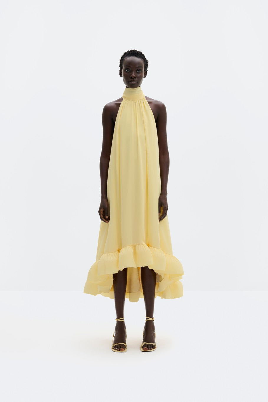 Sabrina Halterneck Midi Dress