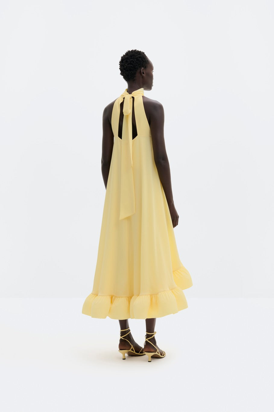 Sabrina Halterneck Midi Dress