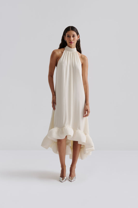 Sabrina Halterneck Midi Dress