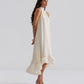 Sabrina Halterneck Midi Dress