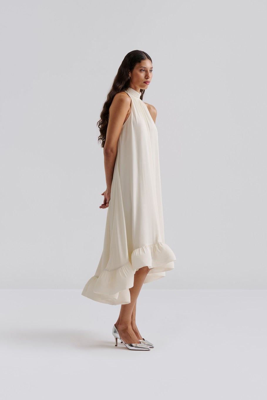 Sabrina Halterneck Midi Dress