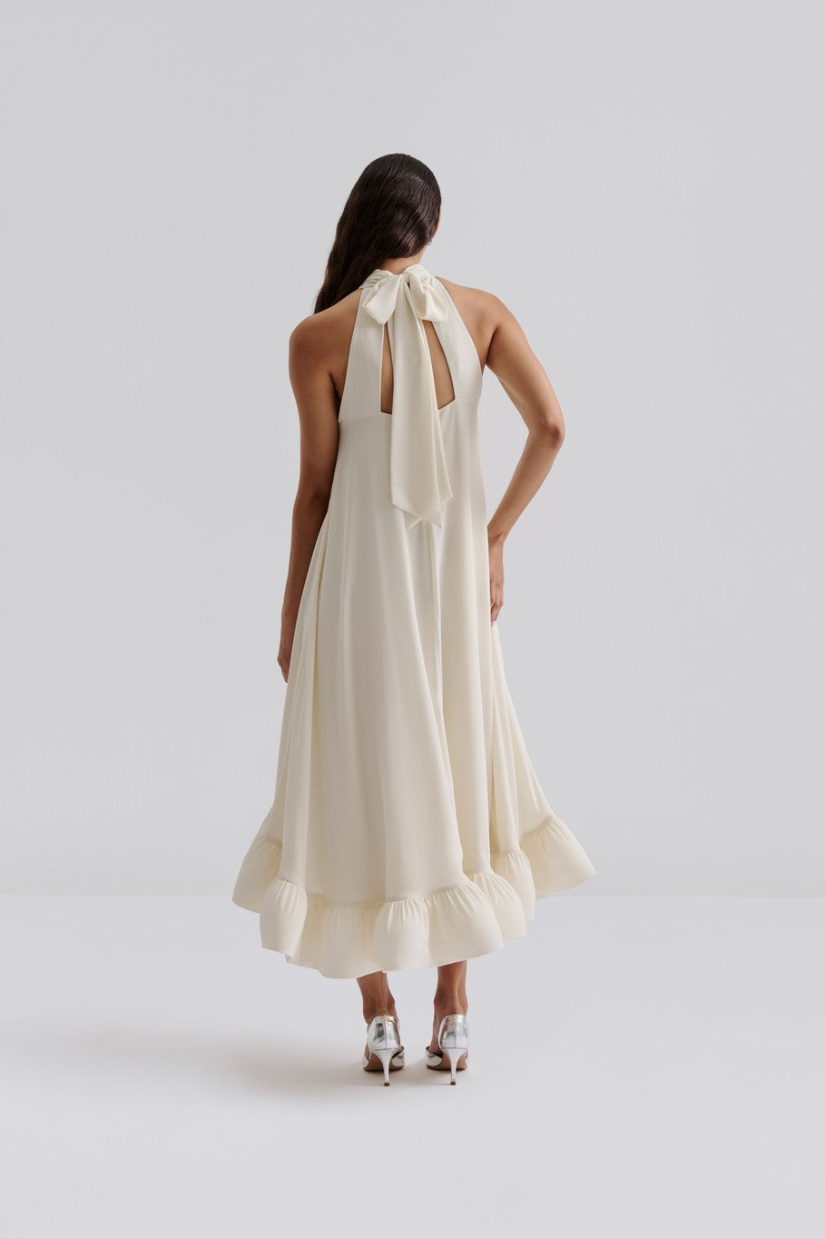 Sabrina Halterneck Midi Dress