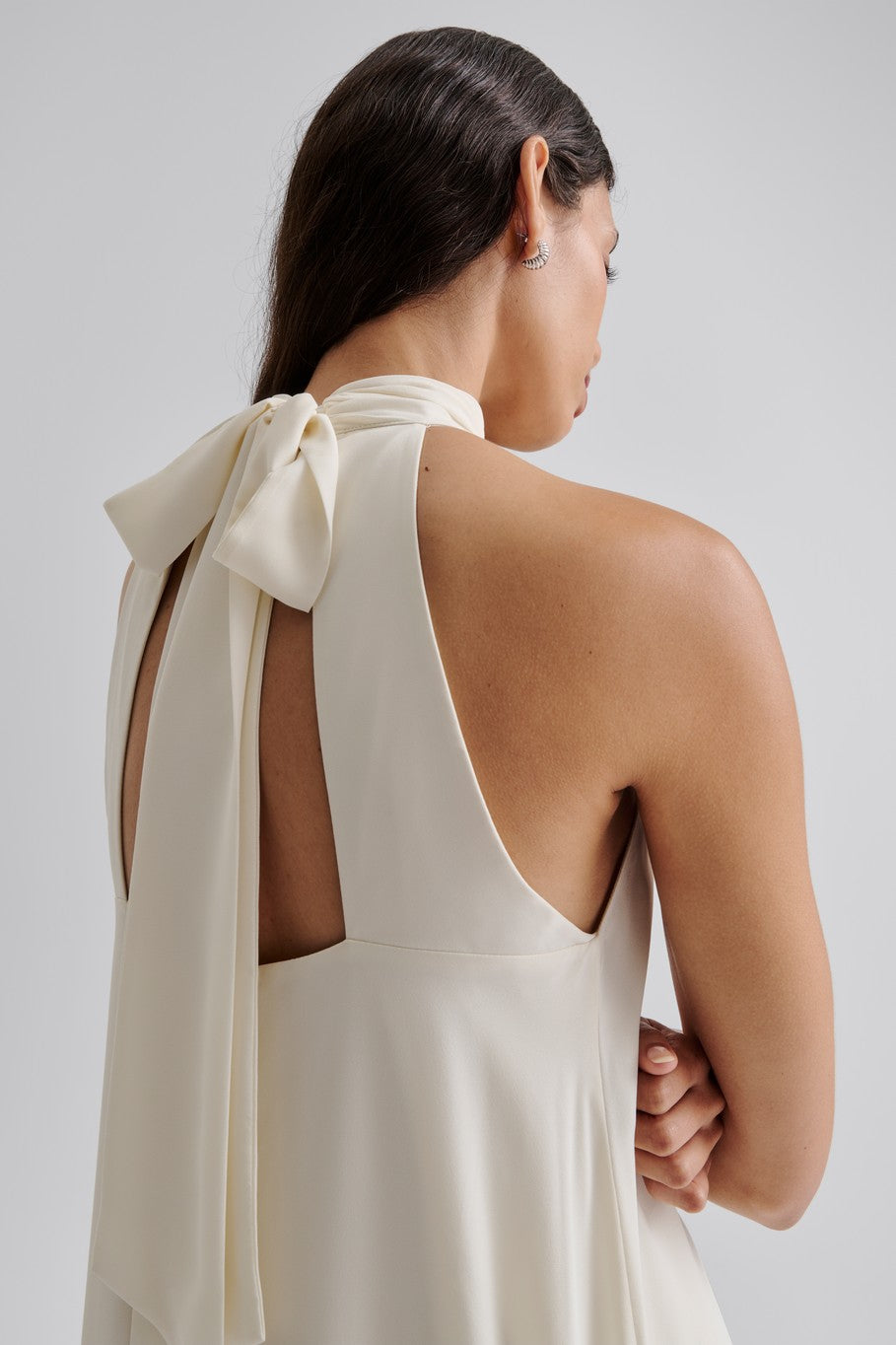 Sabrina Halterneck Midi Dress