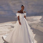 Lovisa – Corsage-Brautkleid mit Off-Shoulder Puffärmeln