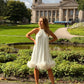Mini Brautkleid Chiara mit Federn